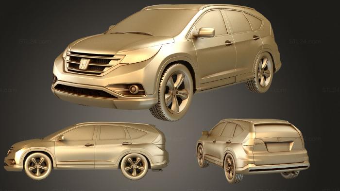 Автомобили и транспорт (Honda CRV 2014, CARS_1845) 3D модель для ЧПУ станка